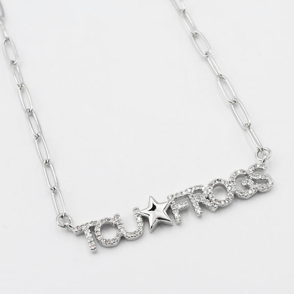 TCU Frogs Necklace Silver T50