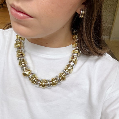 Liquid Mix Metal Necklace