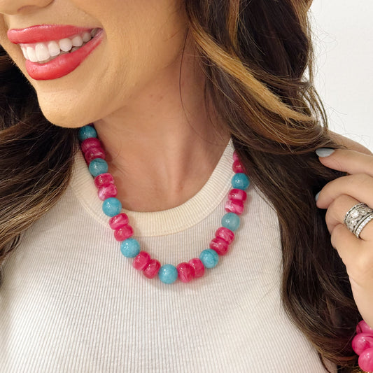Fiesta Pop Beaded Necklace