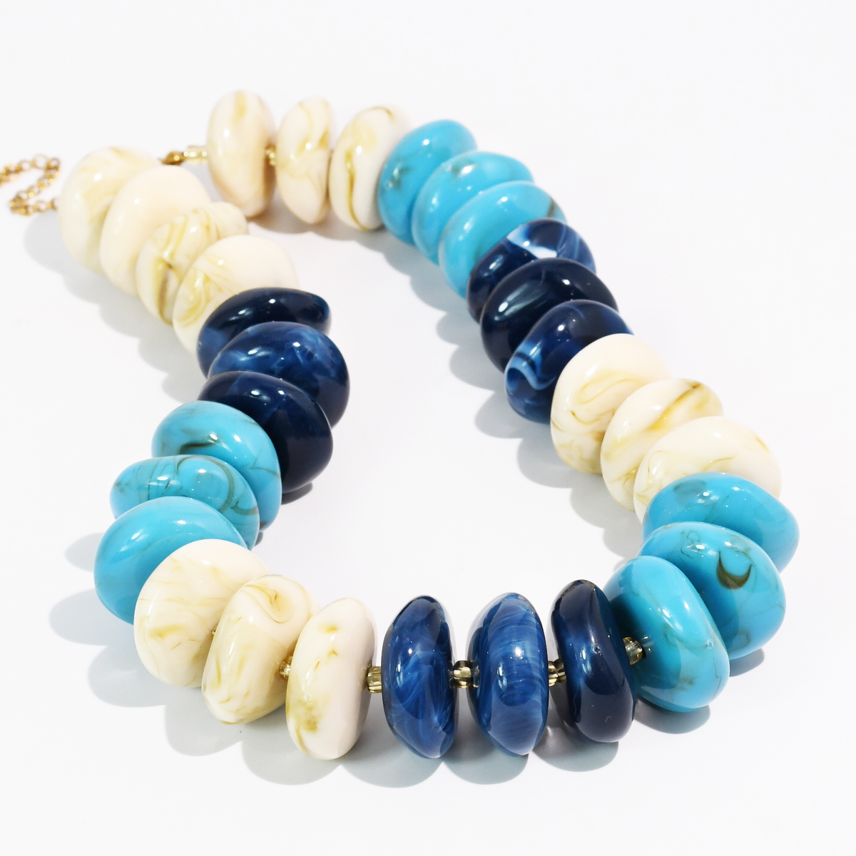 The Icon Blue/Ivory Necklace