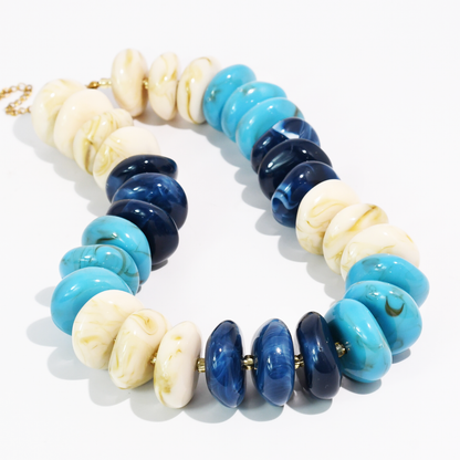 The Icon Blue/Ivory Necklace