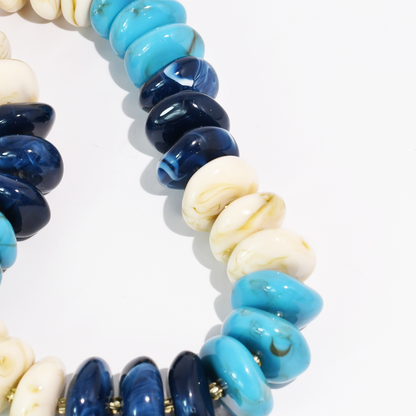 The Icon Blue/Ivory Necklace