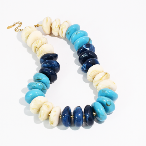 The Icon Blue/Ivory Necklace