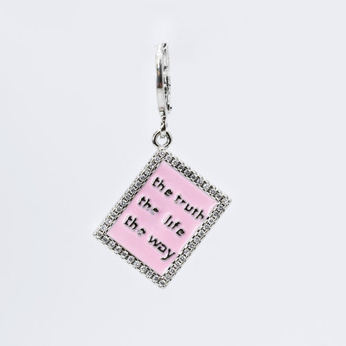 The Truth, The Life, The Way Charm Silver CH-265