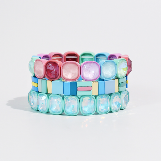 Tile Sparkle Blue Stack