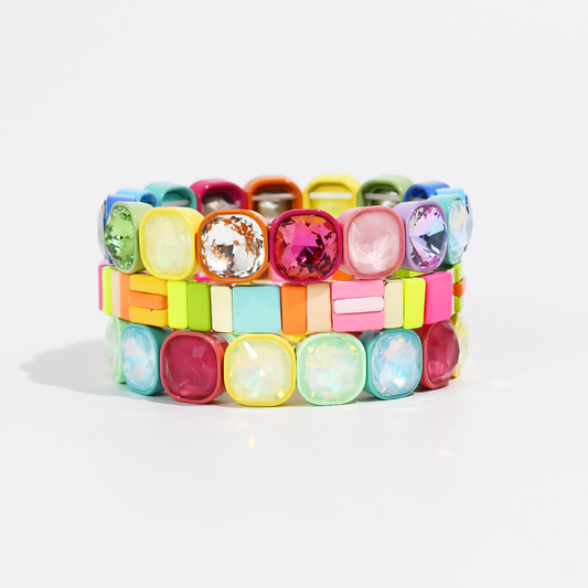Tile Sparkle Neon Stack