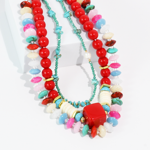 Trinket Sorbet Stack Necklace
