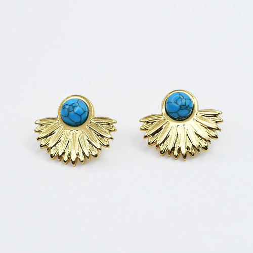 waterproof hypoallergenic earrings, tarnish free 14k gold jewelry, dainty gold earrings, gold hoop earrings, handcrafted gemstone earrings, boutique wholesale earrings, high-quality gold jewelry