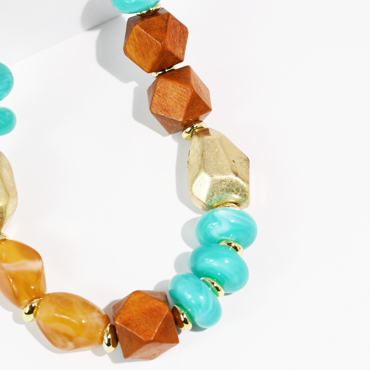 Turquoise & Honey Necklace