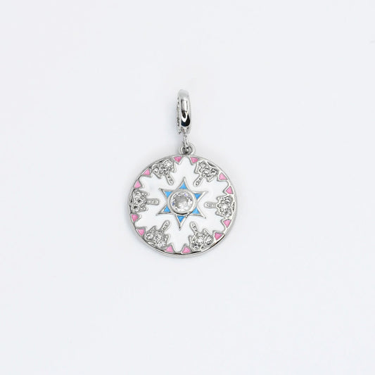 Vintage Star Silver Charm CH-52