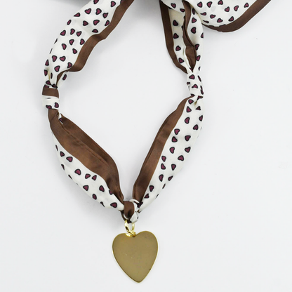 Scarfed and Chic Pendant Necklace