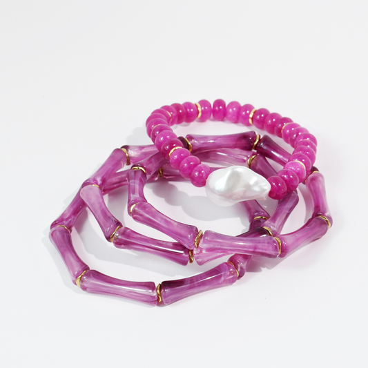Wild Berry Bracelet Stack