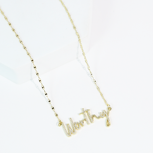 Worthy Gold  Necklace