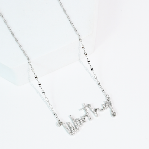 Worthy Silver Necklace