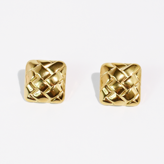 Woven Crush Stud