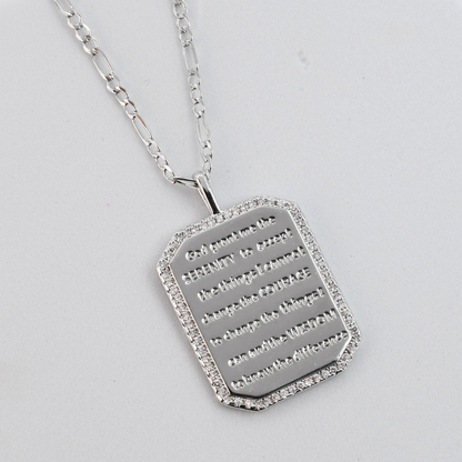 God Grant me Serenity Silver N13