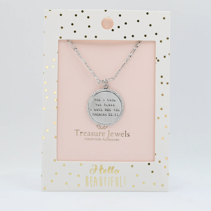 Jeremiah 29:11 Silver Necklace