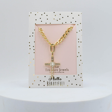 Load image into Gallery viewer, Elegant Cross Gold Necklace I-29
