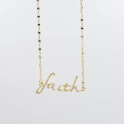 Faith Necklace Gold I-42