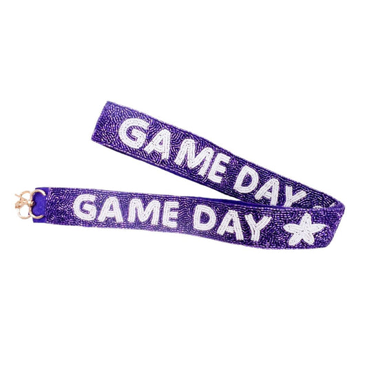 Game Day Purple/White Strap