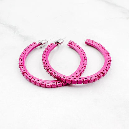 Barbie Fuchsia Hoops F11